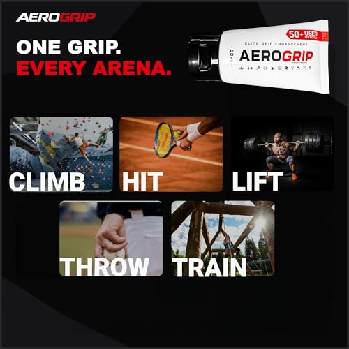 Liquid Chalk Alternative Grip Enhancer Gel for Sports & Fitness, 60ml | Chalk-Free, No-Mess, Sweat-Proof Grip for Tennis, Climbing, Weightlifting | 50+ Uses Per Tube | Hygienic Formula