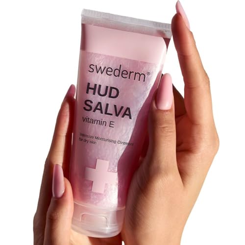 swederm Hudsalva Skin Moisturizer with Vitamin E, Shea Butter, 1,69 fl oz | dry skin remedy, glycerin, shea butter, allantoin, elbows, cracked heels, Scandinavian quality, travel essentials - size: 1.69 Fl Oz (Pack of 1)