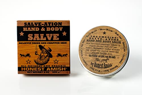 Honest Amish All Natural and Organic Healing Hand and Body Salve