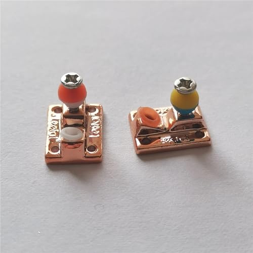 Fingerboard Truck Base with Soft PU Bushing Pivot Cup for Finger Skate Board Professional Mini Skateboard(Inverted Gold) - color: Inverted Gold
