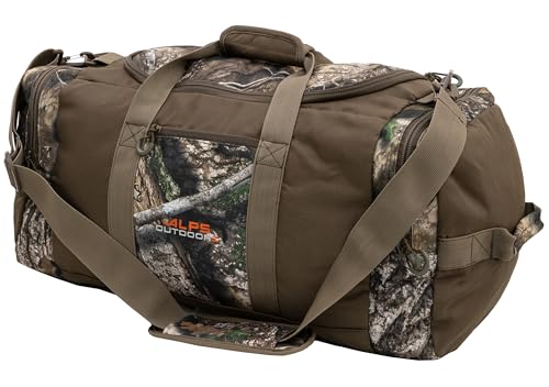 ALPS OutdoorZ High Caliber Duffel, Durable Camo Travel Overnight Bag - color: Realtree APX, size: Large