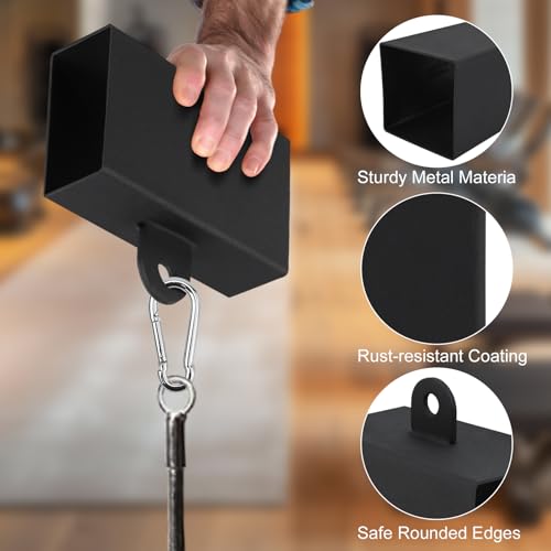 Block Strength Set, Workout Climbing Power Grip, Hand Grip Tool For Cable Machine, Forearm Finger Exerciser With Loading Pin, Strengthener Equipment Climbing Training - color: Square 8x4cm