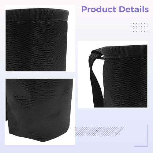 Bouldering Chalk Bag with Quick-Adjust Waist Belt, Oxford Cloth 840D, 7.5X4.9X4.9 in, for Rock Climbing, Weight Lifting, Plus Gymnastics