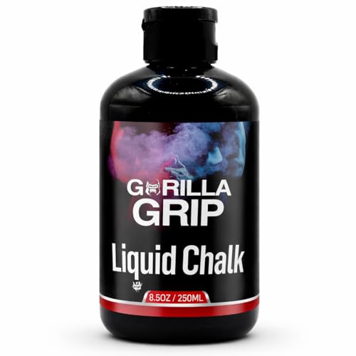 Liquid Chalk for Gym & Sports-Extra Strong Grip Lifting Chalk for Fast Drying,Weightlifting,Rock Climbing & Pole Fitness - style: 1x250ml