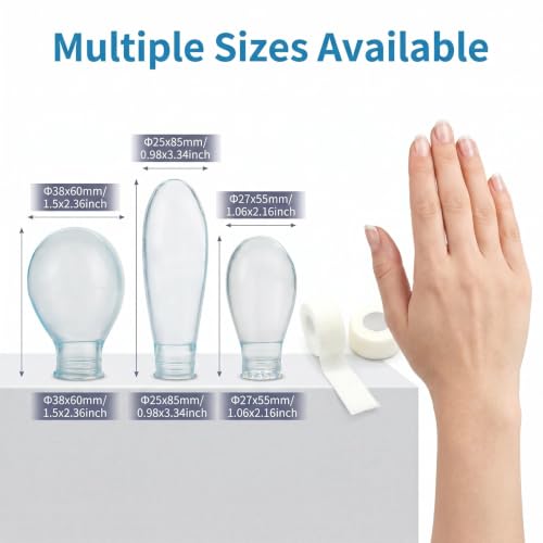 3PCS Waterproof Finger Protector&Bandage, Silicone Finger Covers for Showering, Leak-Proof Sealed Design, Reusable Finger Sleeve for Wound Protection(S&M&L&Bandage White) - size: 2white small&middle&large