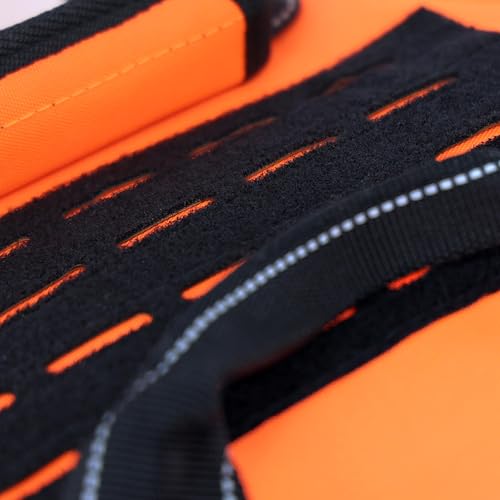 Lightning X Customizable Large EMT Medic First Responder EMS Trauma Jump Bag w/Embroidered Name - Orange - color: Orange