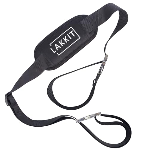 Adjustable Kick Scooter Shoulder Strap, Carrying Strap for Beach Chair, Carrying Shoulder Straps - color: Straps With Metal Buckle