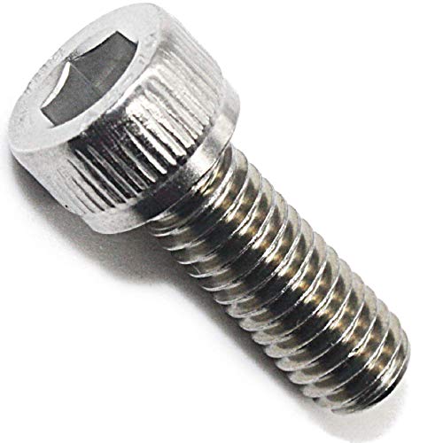 Fullerkreg M6-1.0 x 25MM Socket Head Cap Screws, Allen Socket Drive, Din 912, AISI 304 Stainless Steel (18-8), Full Thread, Bright Finish, Machine Thread, Quantity 20 - size: M6-1.0 x 25MM
