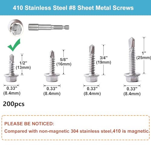 Sheet Metal Screw | Metal Fastener - color: Silver