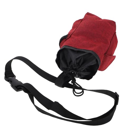 INOOMP Climbing Chalk Bag with Zippered Pocket Versatile Chalk Bucket for Gymnastics Weightlifting and Outdoor Rock Climbing Gear Grip for Fitness Training and Bouldering