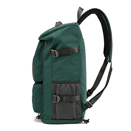 Kalesi Gym Duffle Bag Backpack 4-Way Waterproof with Shoes Compartment for travel Sport Hiking laptop (Green) - color: Green
