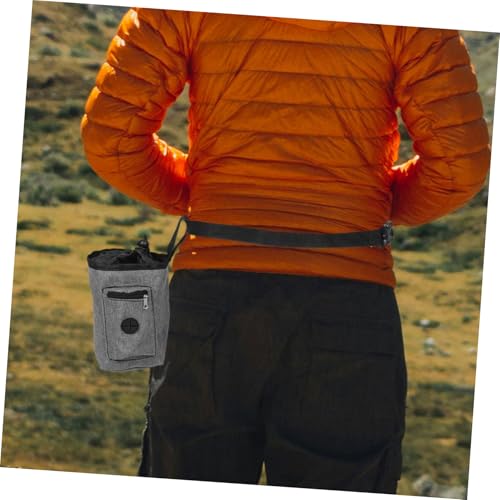 Generic Dynamic Chalk Bag Climbing Chalk Pouch Drawstring Versatile Training Pouch for Hiking Gym Dog Treats