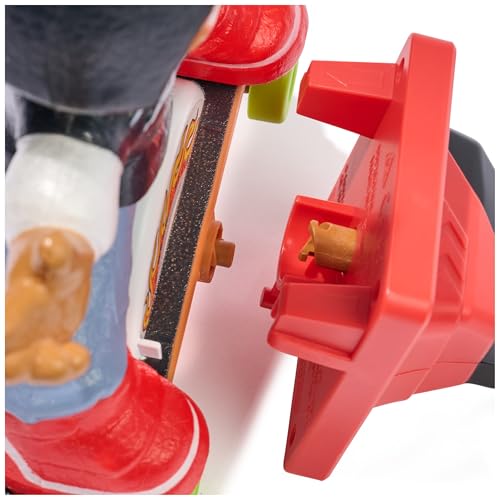 TECH DECK Shred N' Blast Sk8board, Motorized Finger Skateboard Toy with Rider & Ramp for Fast Tricks & High Jumps, Kids Toys for Boys and Girls Ages 6 & Up, Batteries Required - style: Shred N Blast Sk8board