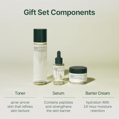 Pyunkang Yul PKY Calming Line Gift Box Set-Korean Facial Skin Care Essential for Daily Moisturizing with Toner, Serum, Cream, Vegan & Cruelty Free - color: Calming line