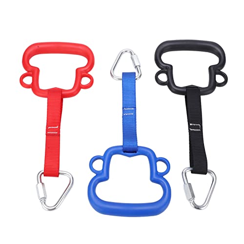 Gymnastic Rings, 440 lbs Load Bearing Outdoor Climbing Rings Durable Hanging Equipment for Kids Families Backyard Play Gymnastic Training