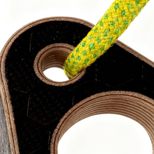 Finger Board Rock Climbing - Wood Workout Equipment - Compact Finger Board Trainer,for Enthusiasts Trainers Women Men Adults Athletes Beginners Professionals Players Apartment