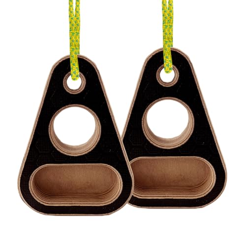 Climbing Fingerboard Small Wood Portable Workout Equipment | Pull-Up Training Fingerboard for Enthusiasts Trainers Women Men Adults Athletes Beginners Professionals Players Apartment