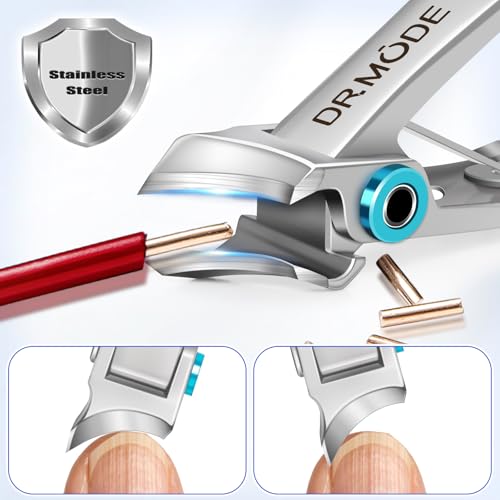 Toenail Clippers for Thick Toenails for Seniors | Heavy Duty Nail Clippers for Men Thick Ingrown Nails with Wide Jaw, Slanted Curved Large Fingernail Ingrown Toenail Clippers - size: Large