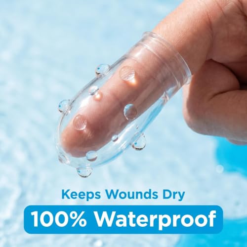3PCS Waterproof Finger Protector, Silicone Finger Covers for Showering, Leak-Proof Sealed Design, Reusable Finger Sleeve for Wound Protection, Cut Care, Waterproof Bandage Alternative(S) - size: Small