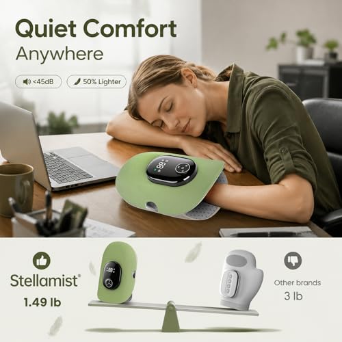 Heated Hand Massager with Finger Stretching & Kneading, Electric Hand & Wrist Massager, 4 Massage & 5 Compression & 3 Temperatures Modes, Gifts for Women Men (Green) - color: Grey