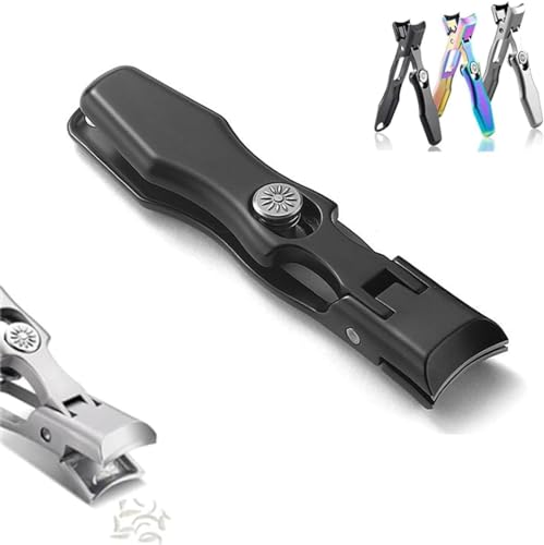 Nail Clippers, Stainless Steel Nail Clippers, Portable for Thick Nails - color: A
