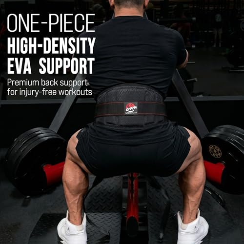 Heavy-Duty Belt for Belt Squats, Weight Training Rack Attachment, Squat Machine Accessory, Strength Training Equipment - color: Black