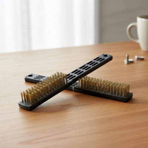 2 Pcs Bowling Accessories Bowling Shoe Brush, Remove Dust Grit, Heavy Duty Wire Brush, Improve The Slide of The Shoe Outdoor Shoes Cleaning Brushes for Shoes, Sliders, Golf Cleats and Boots