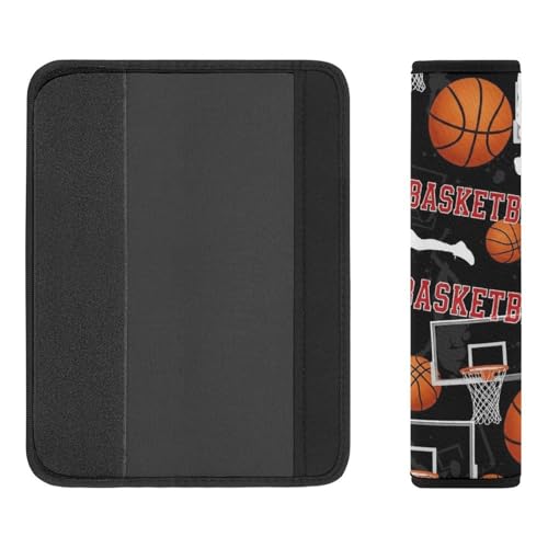 2 Pack Basketball Player Seat Belt Shoulder Pad Universal Soft and Comfortable Shoulder Protector for Kids, Most Cars, Pressure Relief - color: Pattern 23