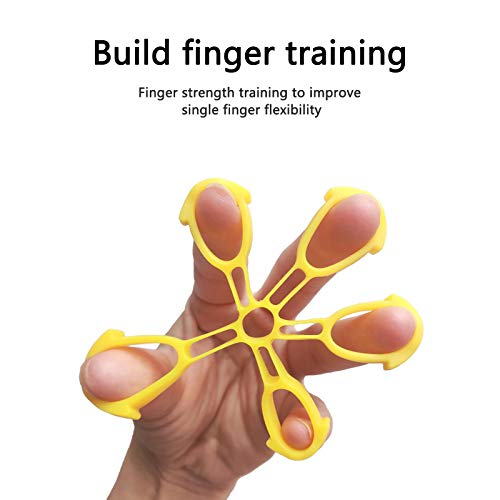 Fanwer Finger Strengthener & Finger Stretcher Hand Extensor Exerciser Set for Arthritis Carpal Tunnel Exercise to Improve Grips Performance for Elderly (3 Levels)