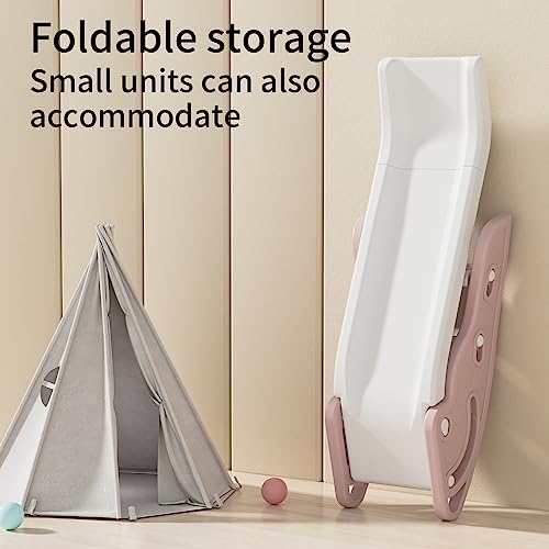 Toddler Slide Large Play Climber Slide PlaySet with Extra Long Slipping Slope Indoor Slide Kids Slide Toddler Playground Toddler Slide Outdoor Toys for Toddlers (Pink) - color: Pink