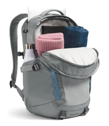 The North Face Recon Everyday Laptop Backpack - Daypack, Water Repellent, Laptop Sleeve, 2 Water Bottle Pockets, Concrete, One Size - color: Concrete, size: 30L