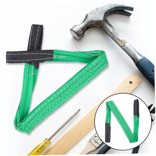 Healifty Industrial Heavy-Duty Lifting Strap Nylon Sling for Versatile Hoisting Safety Tested for Heavy Loads for Rigging and Transporting Equipment