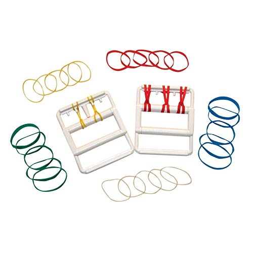 CanDo 10-1865 Latex Free Rubber Band Hand Exerciser with 25 Bands - size: Exerciser w/ 25 Bands, style: Latex-Free