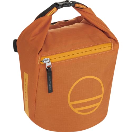 Wild Country Spotter Boulder Chalk Bag | Large Bucket with Zippered Pocket, Stands Upright for Long Sessions - color: Sandstone