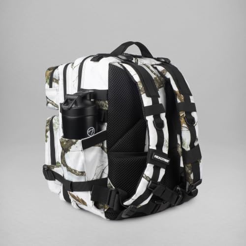 WOLFpak 35L Athletic Gym Backpack - Durable 1000D Waterproof Oxford Material with MOLLE Webbing, Laptop Pocket - color: Realtree Apx Snow
