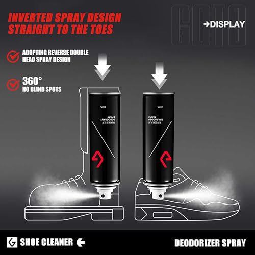 GOTO Shoe Deodorizer Spray 6.76Fl oz, Fit for Shoes Odor, Sneakers, Boots, Suede and Nubuck