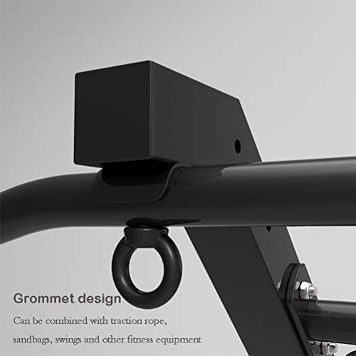 Pull-Up Bars Wall-mounted Horizontal Bar, Climbing Inclined Ladder Aircraft Frame Pull-up, Traction Rope Fitness Ring, Load 200kg