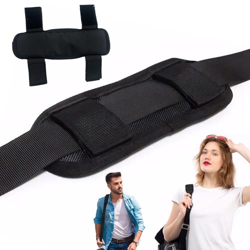2 PCS Soft Shoulder Strap Pad, Ultra Comfortable Shoulder Pads for Bag Straps,Breathable & Durable Backpack Strap Pads (Black)
