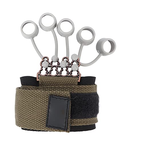 Dioche Finger Strengthener Guitar Finger Exerciser with Adjustable Wrist Strap - Silicone Hand Grip Strengthener for Training, Suitable for Rock Climbing, Guitar, Tennis and More - size: 20lb