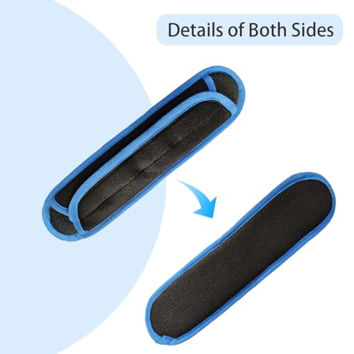 2 Pack Shoulder Strap Pads for Backpack Accessories,Replacement Universal Shoulder Pad Cushion Relieve Shoulders Pressure - color: Blue