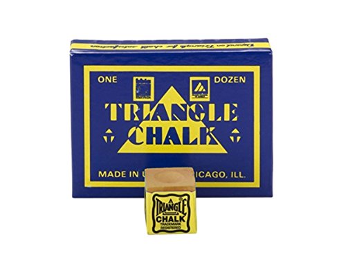 Triangle Chalk- (Box of 12) - Gold - color: Gold