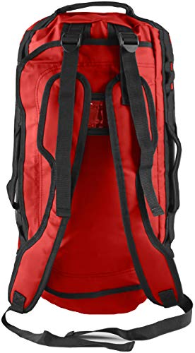 Element Equipment Trailhead Duffel Bag Shoulder Straps Waterproof Red Large - color: Red, size: Large 85 Liters