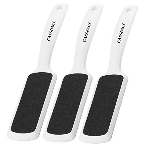 Foot File for Dead Skin - 3 Pack Professional Pedicure Tools Callus Remover for Feet, Dual-Sided Feet Scrubber Foot Care Products to Remove Callous Dead and Hard Skin for Both Wet and Dry Feet - size: 1 Count (Pack of 3)