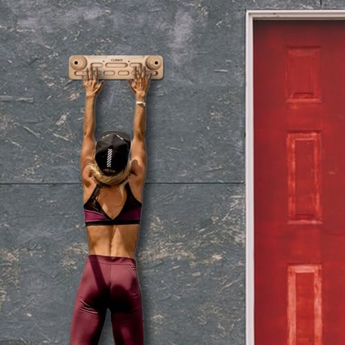 Wooden Hold Board Wall Climb Handle Frame Rock Climbing Pull Up Training | Climbing Wall Climb Handle Frame for Indoor Home Gym - color: A