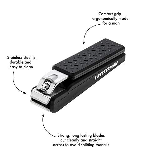 Tweezerman Precision Grip Toenail Clipper Black