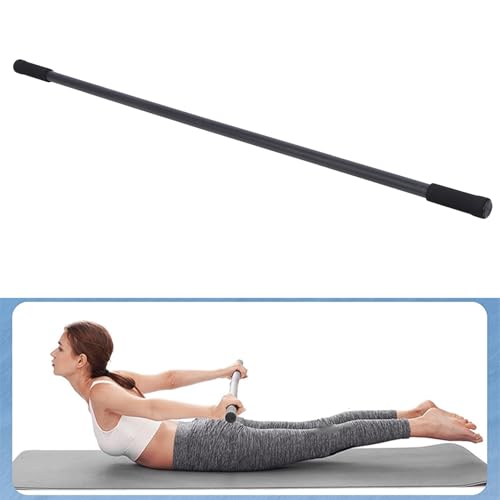 Yoga Stick Adjustable Stretching Mobility Exercise Stick Sturdy Steel Multi Functional Fitness Equipment for Yoga Enthusiasts Physical Therapy High Grade Steel 4PCS