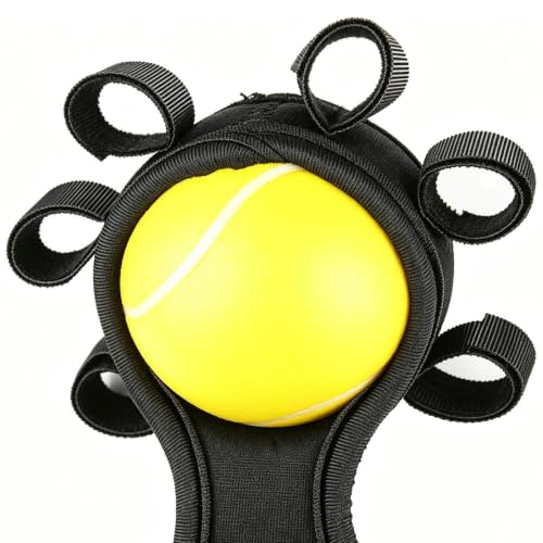 Hand Exercise Balls Finger Muscle Trainer Tool | Hand Strengthening Gear for Weightlifting Office Rock Climbing Home Fitness Gym Outdoor Workout - color: Yellow