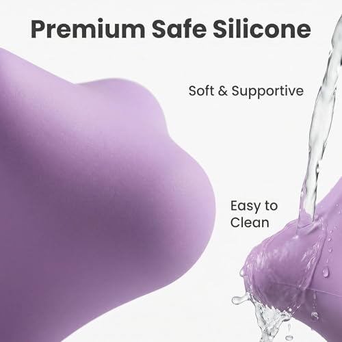 Handheld Silicone Triangle Design 4-Point Massage Tool for Plantar Fasciitis, Heel Pain Solution, Deep Tissue Myofascial Release for Feet, Back, Neck Pain Relief, Non-Slip & Eco-Friendly