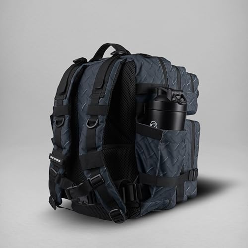 WOLFpak 35L Athletic Gym Backpack - Durable 1000D Waterproof Oxford Material with MOLLE Webbing, Laptop Pocket - color: Strength Club