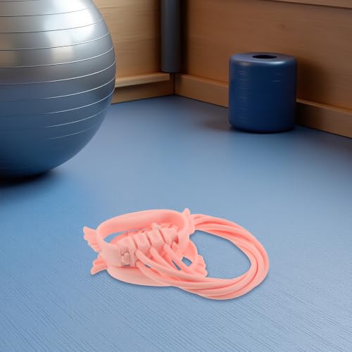 Kisangel Figure 8 Resistance Bands with Handles, Arm Back Shoulder Exercise Rope Home Gym Equipment for Women Shoulder Neck Stretching Yoga Fitness 15-90LBS